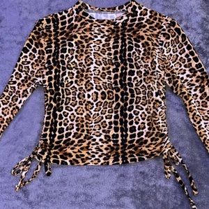 Women’s leopard print ‘Fashion Nova’ long sleeve top!